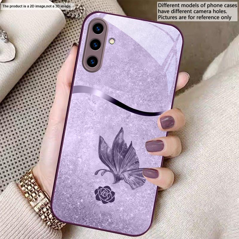 Полный восточной элегантности Для Samsung A20 30 22 23 24 25 26 A31 32 33 34 A35 42 50 51 52 53 54 55 56 70 71 72 73 стеклянный чехол для телефона
