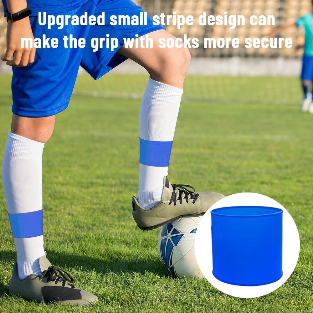 Elastic Fit Sock Holder Straps Non-Slip Sports Leg Sleeves Shin Guard Holders Football Training