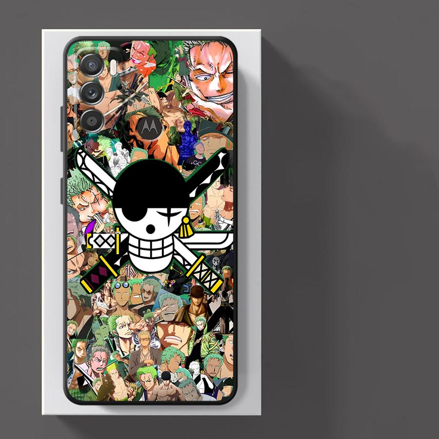Мультяшный коллаж One Piece Чехол с Зоро для Motorola Moto G52 G60 G51 G73 G32 G50 G72 G60s G53 G30 Edge 20 Pro 30 Lite G71 G22