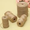 100Meters Natural Vintage Jute Rope Cord String Twine Burlap Ribbon Crafts Sewing DIY Jute Hemp Wedding Party Decoration