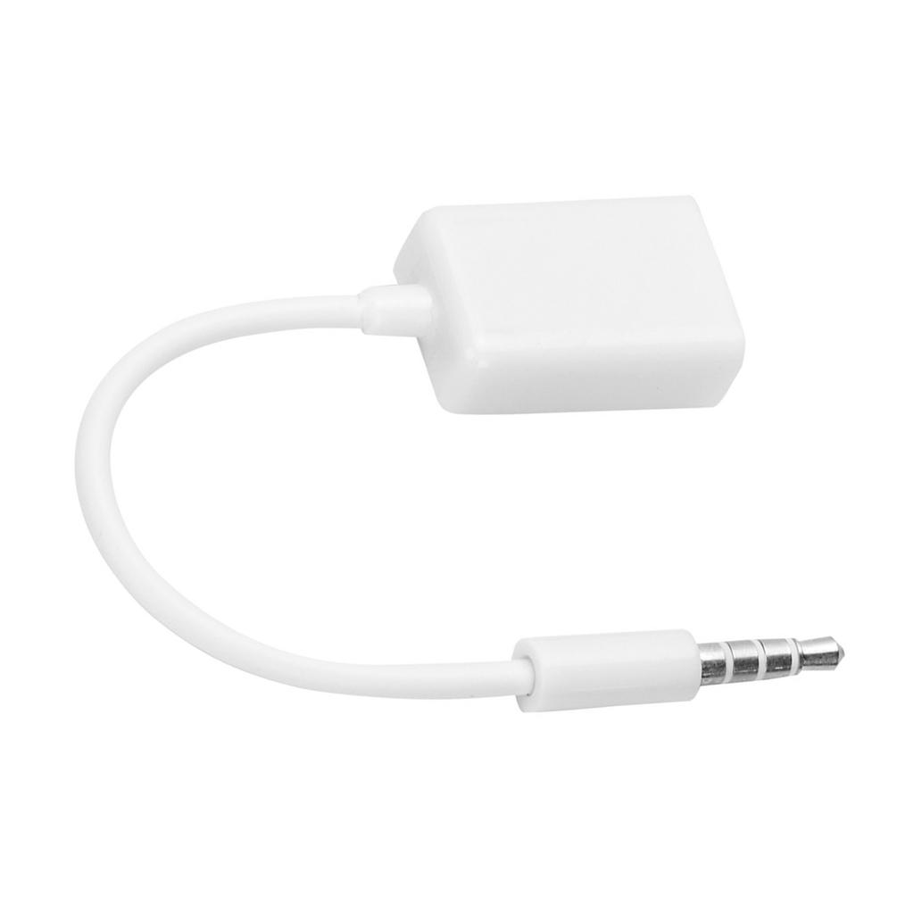 3,5 мм штекер Jack to USB Female AUX аудио кабель конвертер адаптер шнур