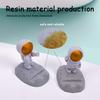 3D Мультяшный Астронавт Золотого Цвета Подставка для Телефона Милая Фигурка Декор для Стола Креативный Держатель для Мобильного Телефона Подарок для Друзей