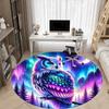 1pc Owl Fantasy Night Chair Carpet for Office, Soft, Non-Slip Polyester Mat, Office, Living Room, Bedroom, Durable Polyester yy251207112