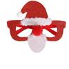 Party Decorations Christmas Frame Glasses Christmas Decorative Glasses Santa Claus Eyeglasses