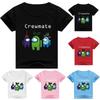 Among Us Game Tshirt Imposter Crewmate Boys Girls Round Neck  Tshirt Kids