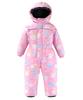 M2C Ski Snowboard and Perfect for Snow Nebula Color 110 Kids' Snowwear, Wear, One-Piece Jacket, Water-Repellent, Windproof, Cold-Proof, Girls' Play,