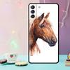 Художественный чехол для телефона с рисунком лошади для Samsung Galaxy S24 S25 Ultra S21 S22 S23 Ultra S9 S10 S20 Plus S25 FE