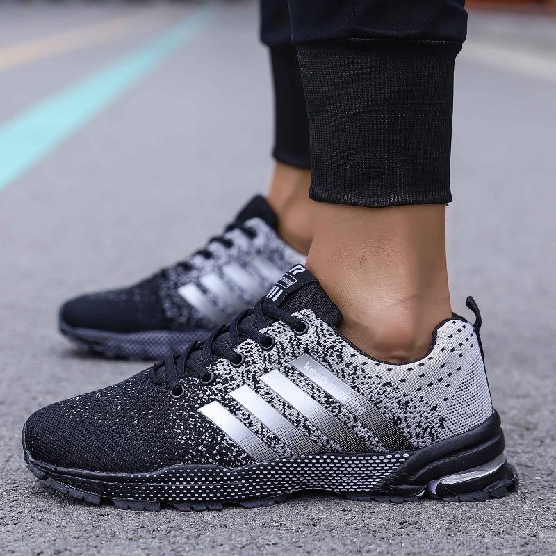 Maedef Men Sneakers Fashion Breathable Mesh Comfortable Sport Shoes Anti-Slip Outdoor Casual Running Mens Shoe Zapatillas