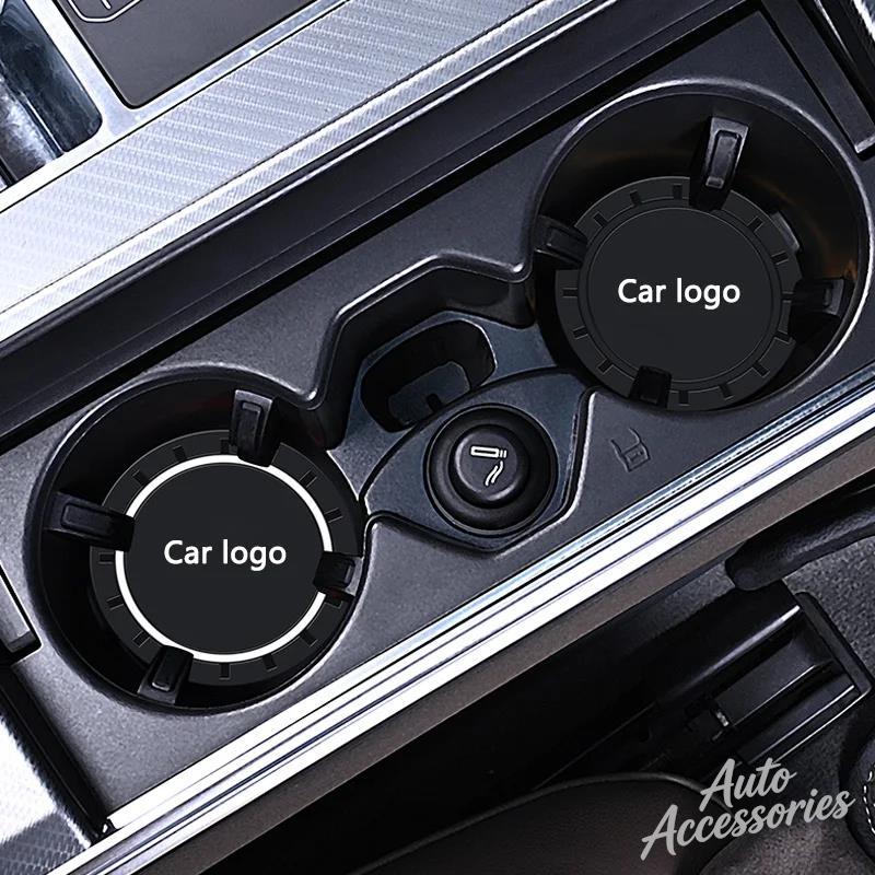 Car Water Cup Pads Anti-slip Round Drink Cup Coasters For BMW MINI COOPERS COUNTRYMAN ONE JCW CLUBMAN F56 F55 F57 F60 Roadster gjsh77