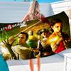 Игровой автомат L-Left 4 Dead Аниме Микрофибра Пляжное полотенце Впитывающее Быстросохнущее Мягкое Йога Плавание Курорт Альпинизм Полотенце
