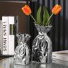 Ваза Европейская классическая ваза Домашняя гостиница Цветочная композиция Модный орнамент Ваза Керамическая ваза