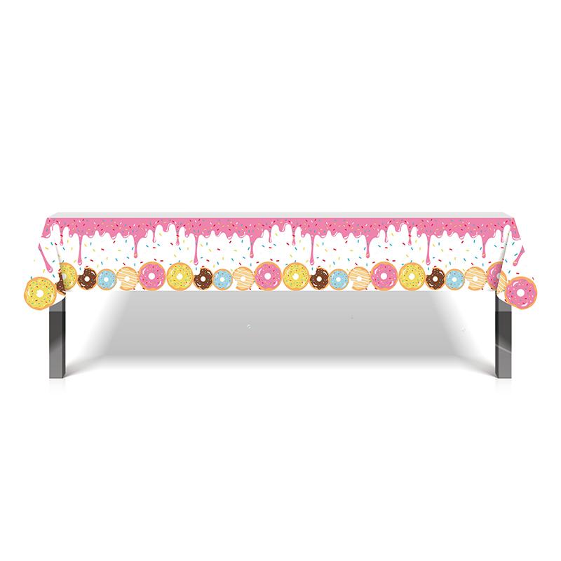 Одноразовая посуда для пончиков Свадебные сувениры для детей Украшения для дня рождения Бумажные тарелки Чашки Воздушные шары Товары для детского праздника