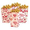 Love You Valentines Day Paper Popcorn Box With Cartoon Style For Party Decor And Gift