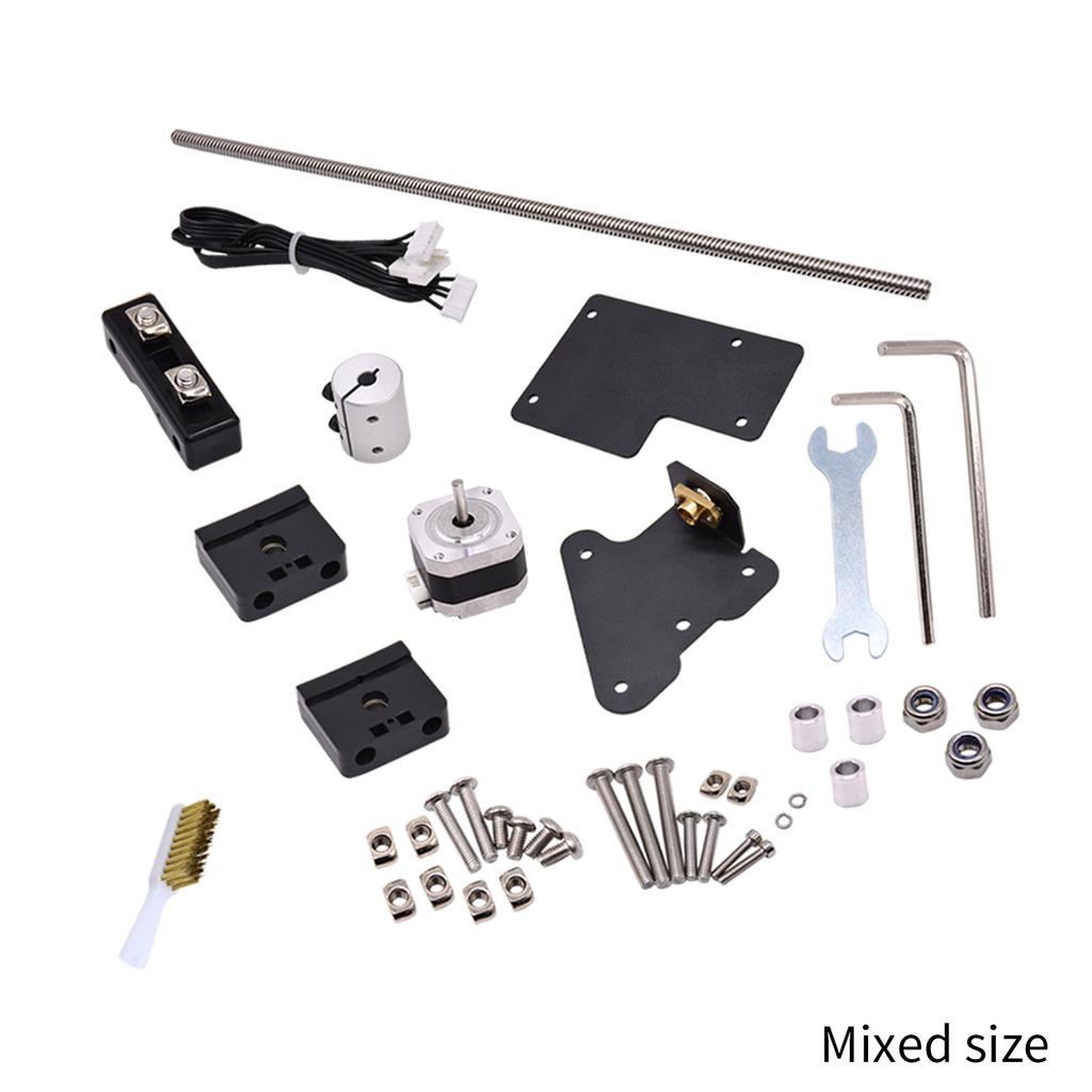For Ender-3 Dual Z-axis Upgrade Kit with 365mm Lead Screw and 34mm Stepper Motor Z-Tension Slider Screws Set