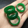 Кольца из императорского зеленого нефрита для пар - Модные мужские и женские стили