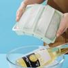 Форма для льда из силикона, 4 ячейки, гигантские кубики, длинные полоски, квадратные, нетоксичная, прочная, для вина, виски, барные принадлежности, инструменты для коктейлей