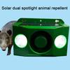 Светильник для отпугивания животных, солнечные предупреждающие огни с громким звуком, устойчивый к погодным условиям, отпугивающий свет для фермерского поля, двора