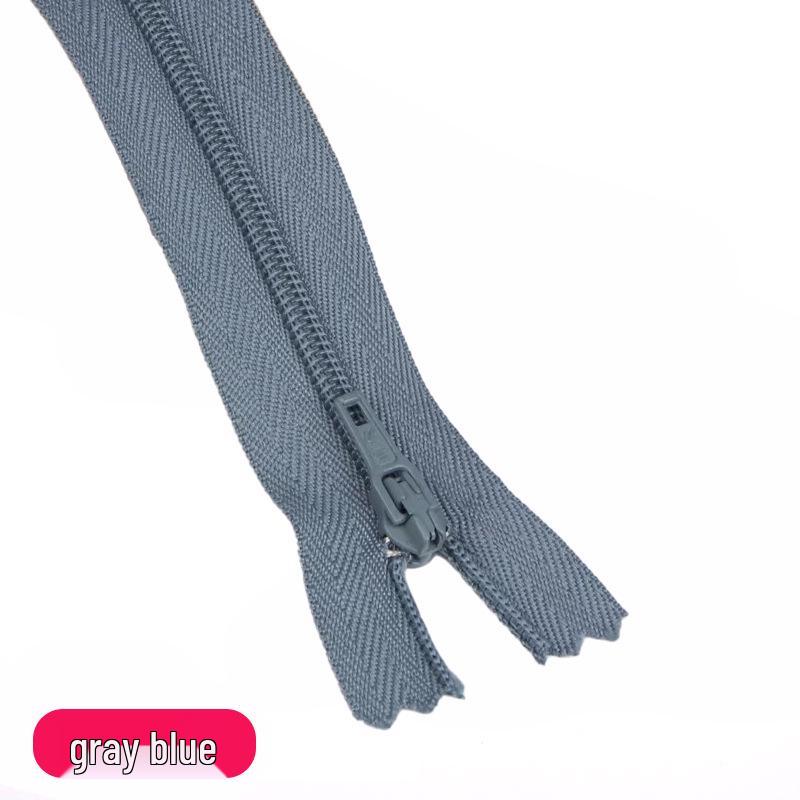 Three Force Short 20CM Nylon Zipper for Dress Pants - Colored Closed-End Fly Zipper Fabric Accessory