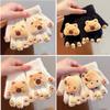 1 pair Plush Children Glove Capybara Cold-proof Gloves Warm Winter Plush Glove  Outdoors