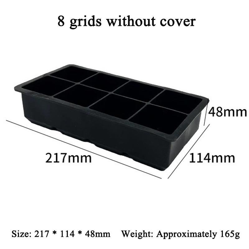 4/6/8/15Grids Silicone Ice Cube Molds Spherical Ice Molds Reusable Whiskey Ice Cube Molds Cocktail Freezer DIY Homemade Barware