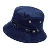 Foldable Bucket Hat Solid Color Autumn Panama Cap Wide Brim Uv Protection Flat Top Hip Hop Sun Hat Unisex Fisherman Cap