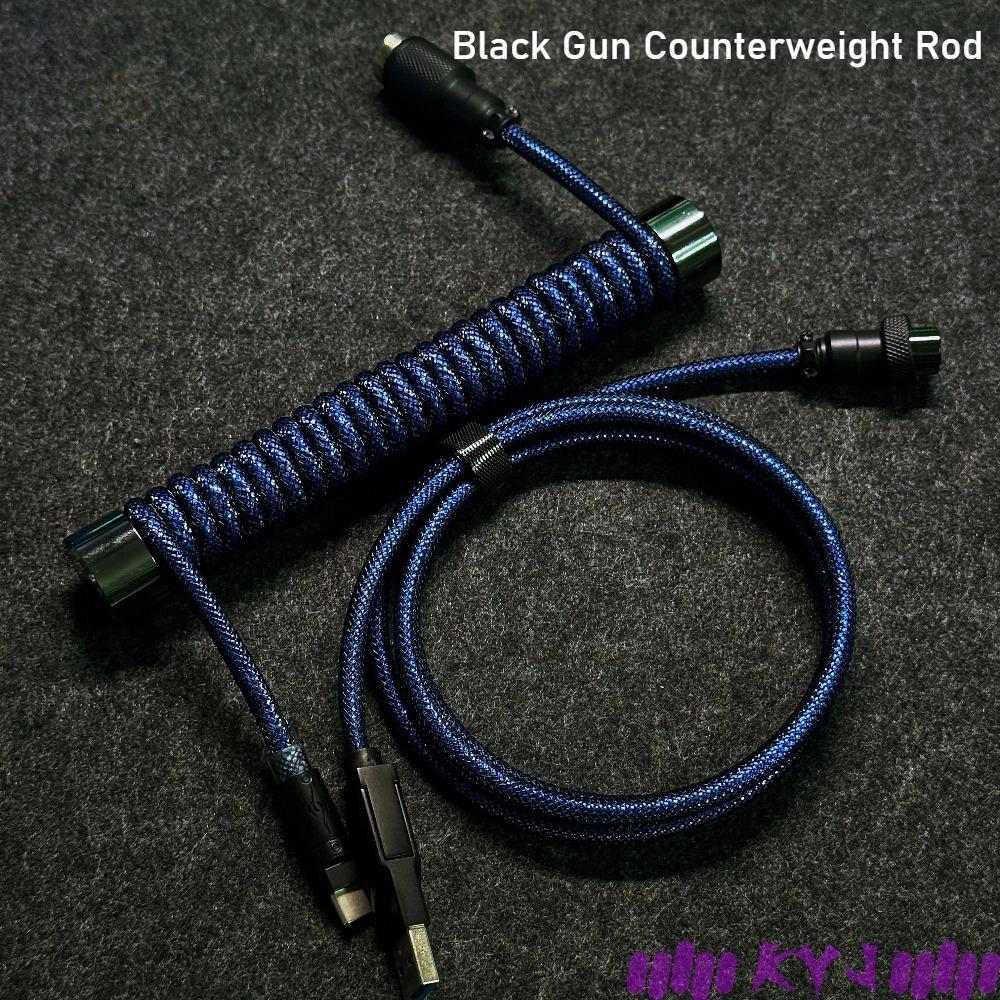 Kera Ynova Junction Magnetic Keyboard Cable 1.5M 8K Braided Spiral Spring Custom Mechanical Keyboard Cable Gaming Accessories
