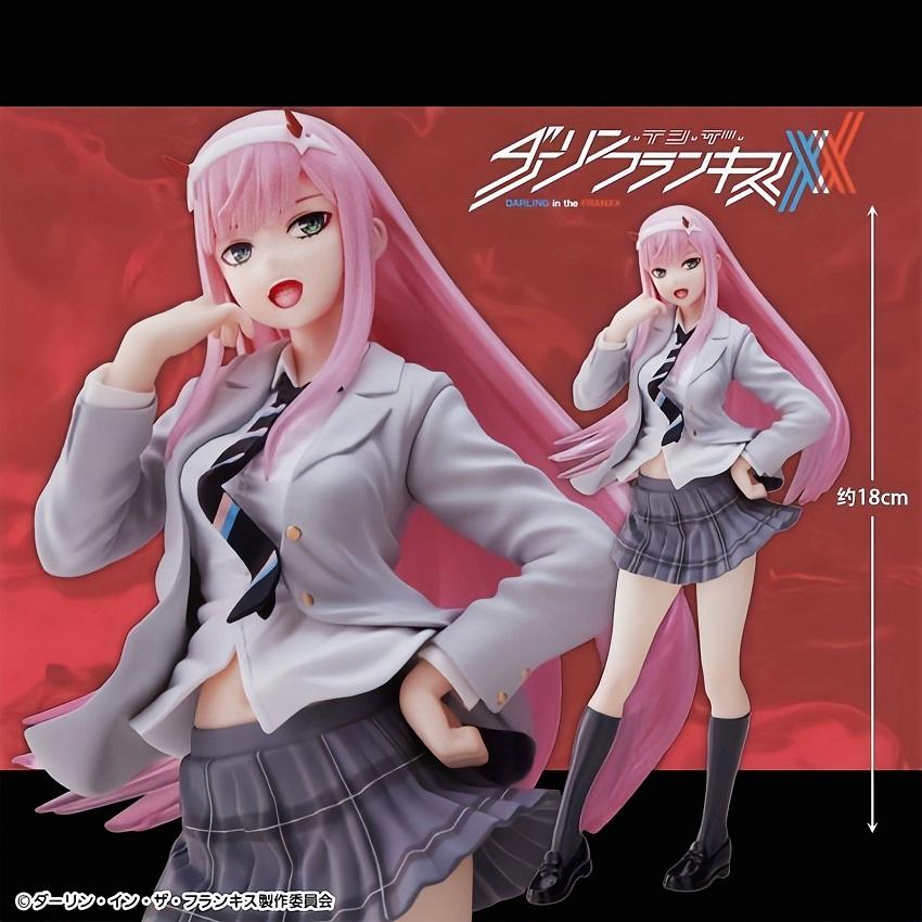 Aixlan 18см Аниме Фигурка SEGA Ноль Два DARLING in The FRANXX 02 Национальная команда ПВХ Фигурка Действия Коллекционная Модель Игрушки Подарок Ребенку