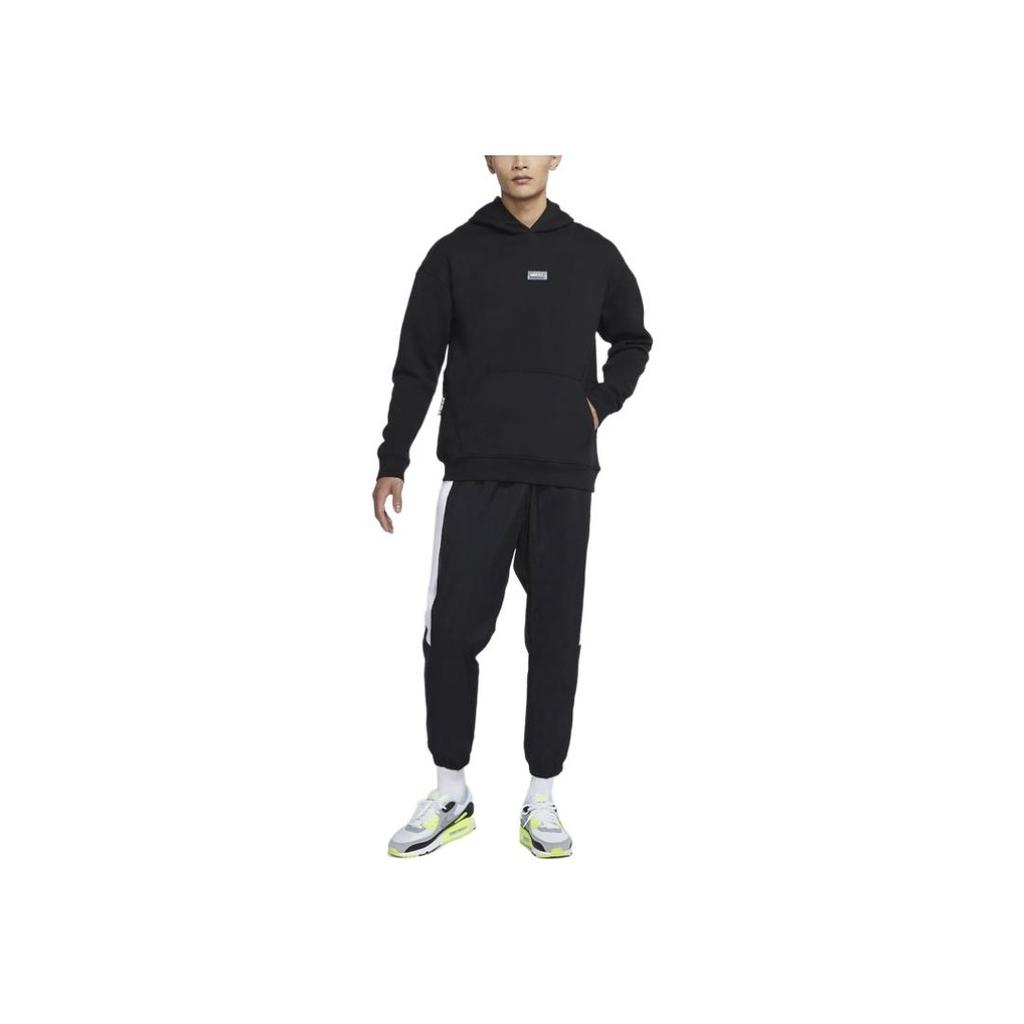 Nike ФК. Флисовый повседневный спортивный пуловер, футбольная толстовка, мужские топы, черный CV1491-010