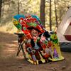 1pc La Granja de Zenon Theme Blanket - Digital Print, Polyester, Cozy for All Seasons, Perfect for Outdoor, Camping, and Travel
