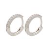 ZHUKOU high quality 13x14mm crystal earrings for women summer jewelry accessories fashion Gold earrings model:VE82