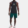Under Armour Майка без рукавов с круглым вырезом и принтом быка, мужская, черная 1377293-001