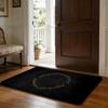 LLords Game Rings Floor Mat Soft Flannel Absorbent Mat Non-Slip Rug Home Bedroom Bathroom