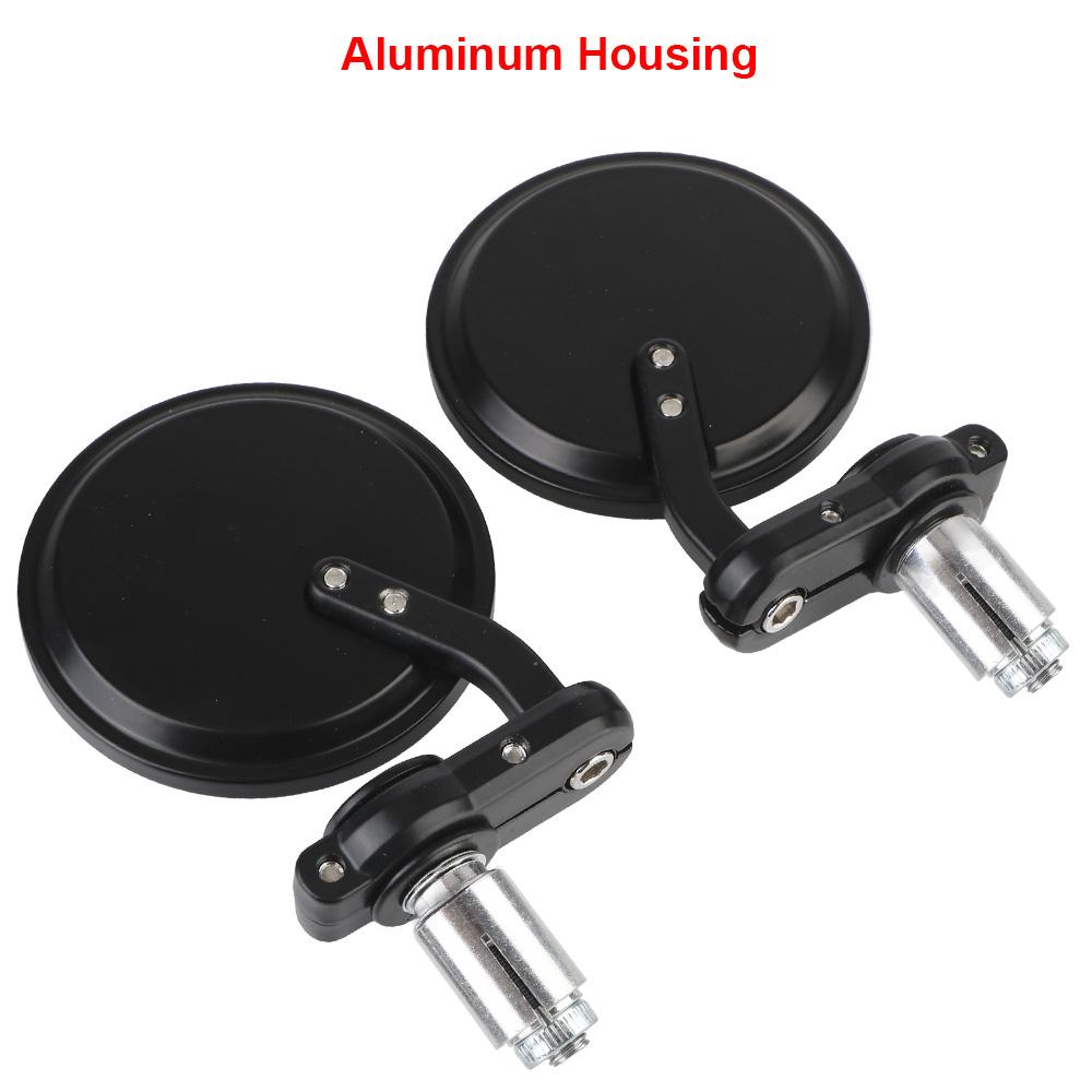 Зеркала мотоциклетные крепление на торцы руля зеркало заднего вида боковое 2 шт. аксессуары для мотоцикла