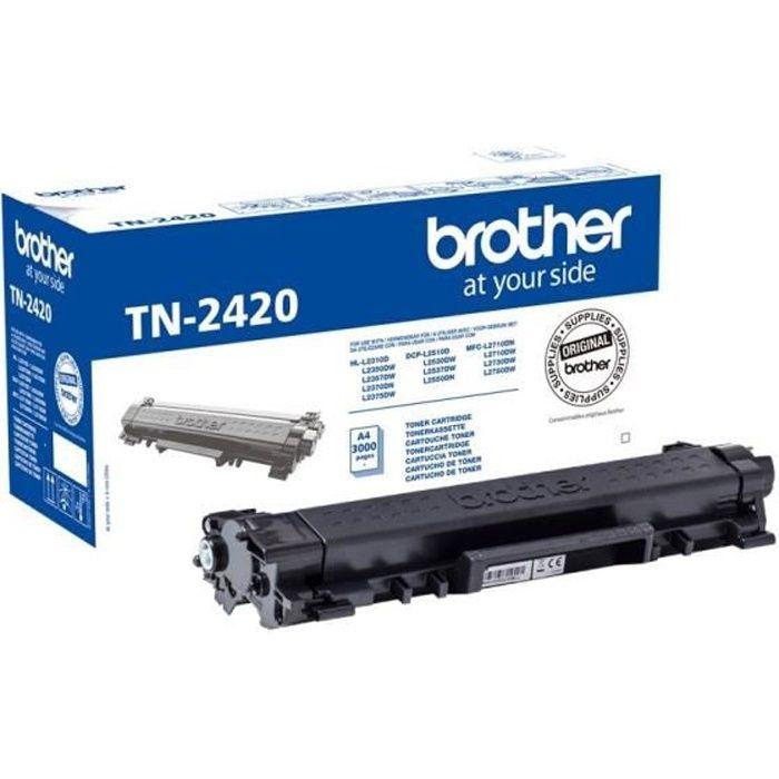 High Capacity Black Toner Cartridge TN2420 - BROTHER - Laser - 3000 Pages