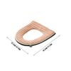 Double-sided Toilet Seat Cushion Stripe Plush Toilet Seat Pad  Household Four Seasons