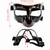 Elastic Strap Basketball Face Mask Black/Clear Nose Protector  Basketball Sports