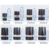 Matte Black Front Frosted Window Stand Up Ziplock Mylar Coffee Tea Dry Nut Food Packaging Custom Digital Printing Bag