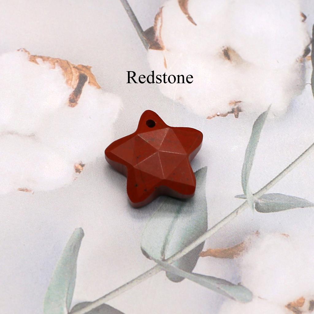 1 шт., кулон с кристаллами для исцеления Boho Reiki, подвески из натурального камня аметиста в виде пентаграммы для изготовления ювелирных изделий, рождественские подарки своими руками 15x15 мм