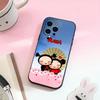 Милый Мультяшный Чехол-Пукка для iPhone 17,16,15,14,13,12,11 Plus,Pro,Max,XS Силиконовый Мягкий Чехол