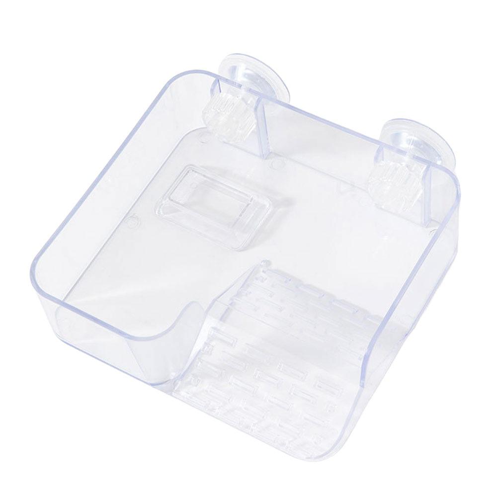 Transparent Acrylic Turtle Sunbathing Platform with Basking Area Suction Cup Turtle Drying Platform Floating Dock