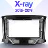 9-дюймовая 2din автомобильная магнитола приборная панель для LADA XRAY 2015-2019 стерео панель для монтажа автомобильной панели двойной Din CD DVD рамка