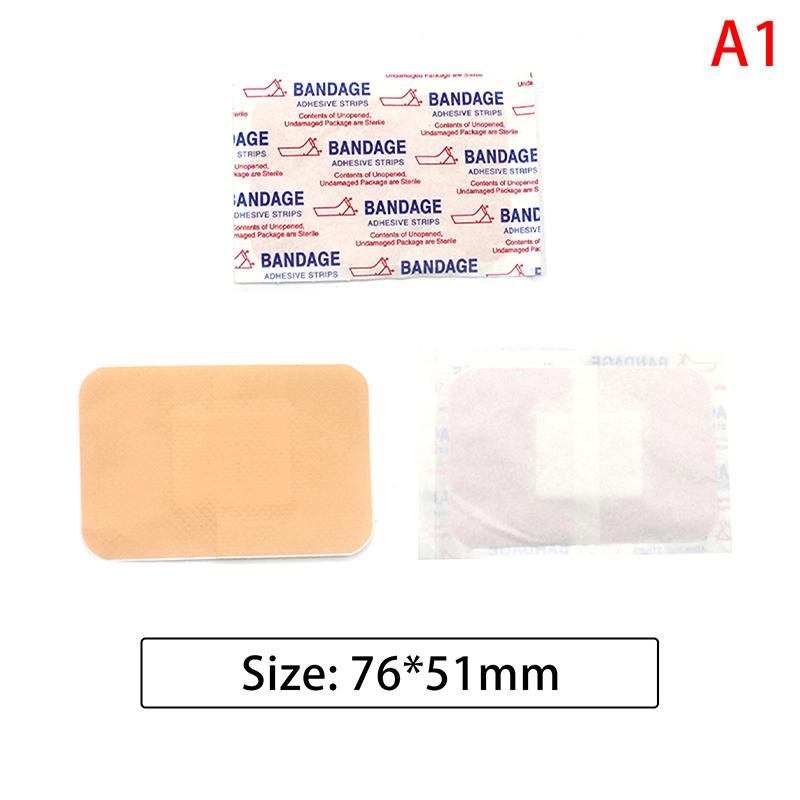 100 шт. Водонепроницаемый дышащий адгезивный бинт – Мягкий медицинский пластырь для гемостаза ран и первой помощи