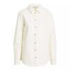 Biker Soft Handmade Casual Shirt Stylish White Genuine Lambskin Leather Women