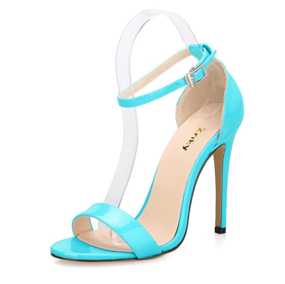 Женские сексуальные туфли-лодочки Летние босоножки на низком каблуке 5 см с ремешком на щиколотке Открытые носки Сексуальные туфли на высоком каблуке Свадебные туфли для вечеринок Женские босоножки больших размеров