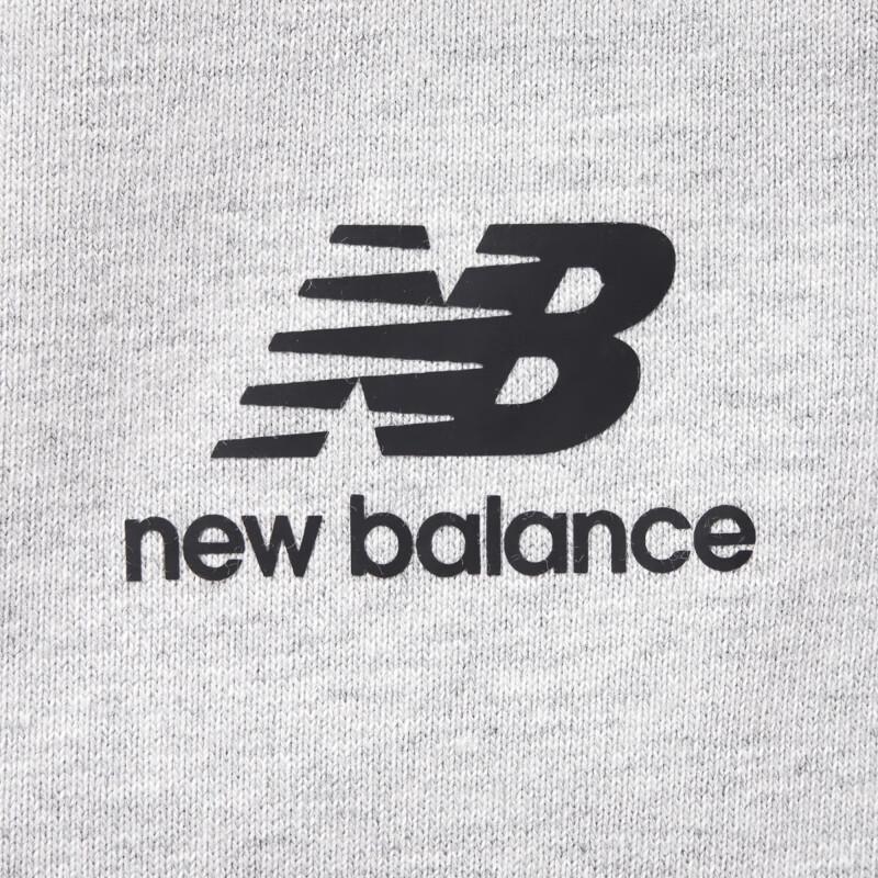 New Balance Спортивные брюки Вязаные спортивные штаны Мужские Серые AMP33369-SEY
