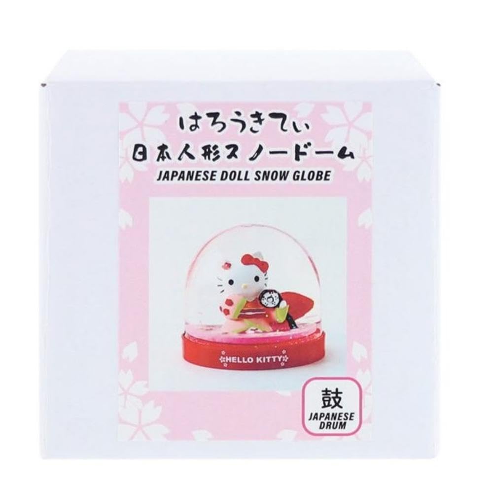 Снежный шар Telacoya Хелло Китти Японская кукла Барабан x x KT04-B Размер Ш8,5 Г8,5 В8,5 см