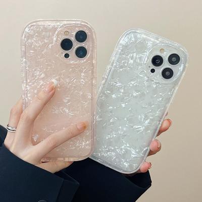 Блестящий чехол с узором в виде ракушки для Iphone 13 12 11 Promax 14 Pro Max Plus Jane противоударный силиконовый мягкий чехол для телефона Fundas