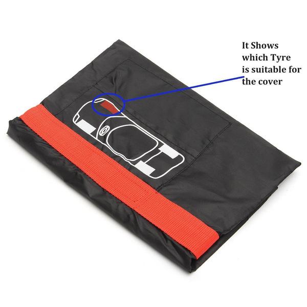 4 шт./компл., 16-23 дюйма, универсальный автомобильный чехол для запасного колеса, защитный чехол для гаража, солнцезащитный козырек, пыленепроницаемый