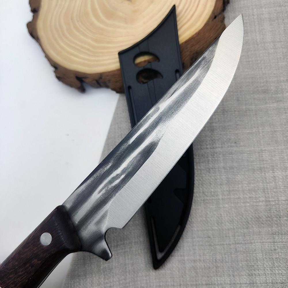 Кованый нож шеф-повара, нож для обвалки, тесак для мяса, нож мясника для рубки, слайсер, кухонный нож, резак