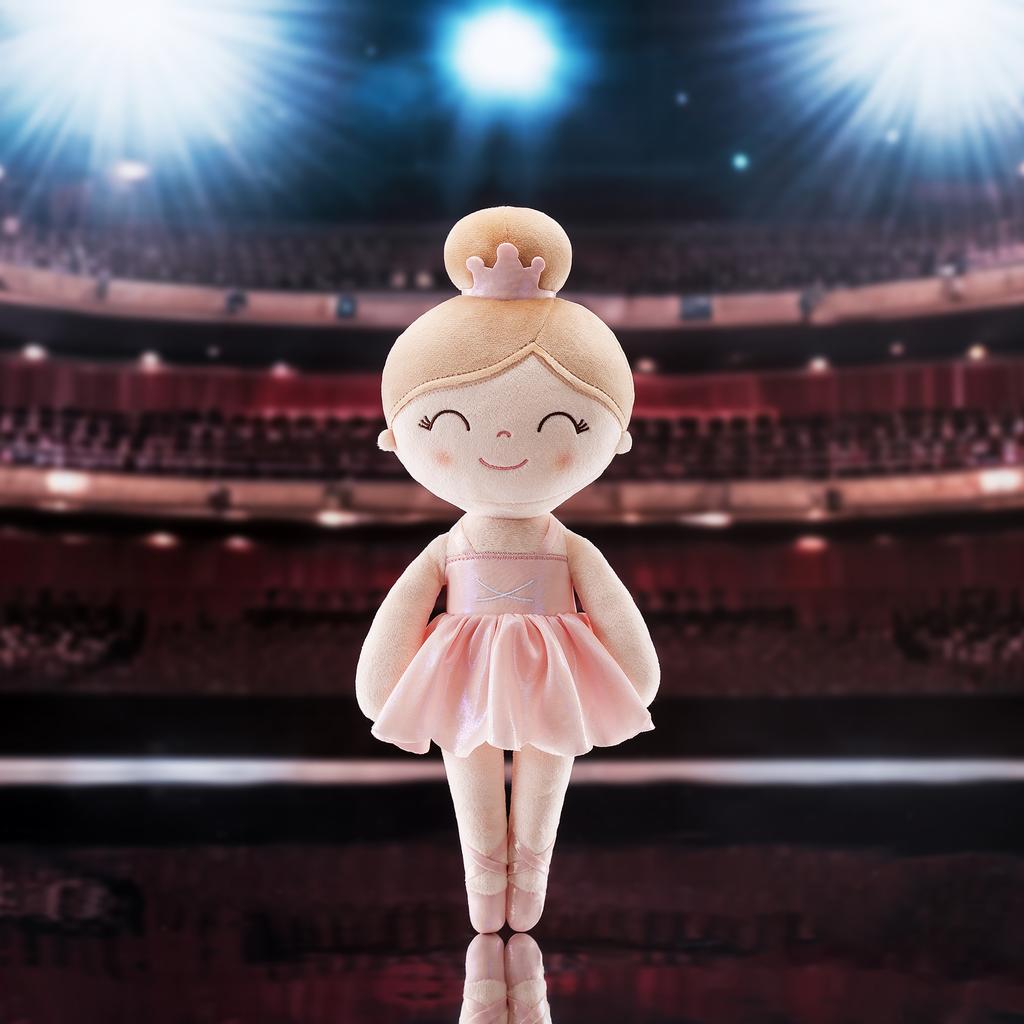 Мягкая кукла Symphony Mist Gold Ballerina Girl Dream Girl Doll Детская тканевая игрушка в подарок на день рождения розового цвета